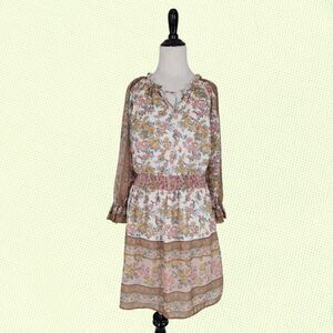 Anthropologie Love the Label Euphoria‎ Dress Women M Romantic Flounce "Missing"